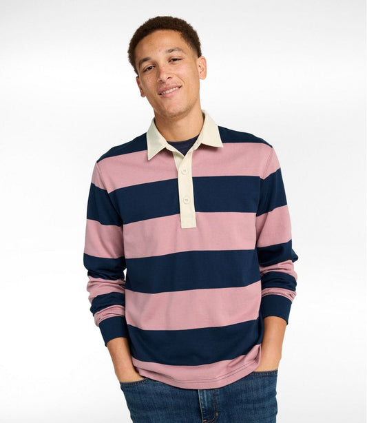 L.L.Bean Best Seller | Men's Bean's Vintage Soft Rugby, Stripe