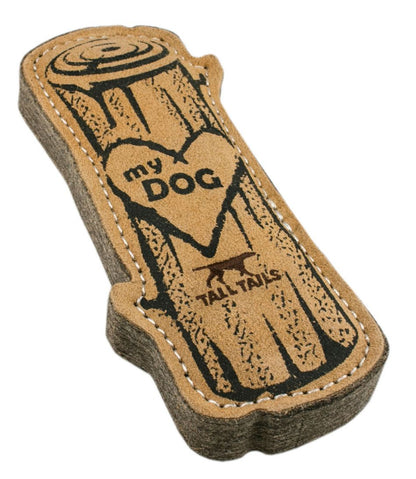L.L.Bean Best Seller | Natural Leather & Wool Love My Dog Log Dog Toy